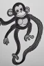 Placeholder: draw a cartoon monkey