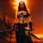 Placeholder: portrait 'beautiful Sexy busty Redhead Sif',Braids, celtic tattoed,painting by gaston bussiere, greg rutkowski, yoji shinkawa, yoshitaka amano, tsutomu nihei, donato giancola, tim hildebrandt, oil on canvas, cinematic composition, extreme detail,fit full head inside picture,32k