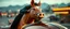 Placeholder: close up on elon musk riding an awesome spaceship in copper, fast one in the shape of a horsepig is half horse half pig, now its gonna do an awesome gig , bokeh like f/0.8, tilt-shift lens 8k, high detail, smooth render, down-light, unreal engine, prize winning