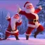 Placeholder: Santa dabbing