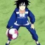 Placeholder: Sasuke joue au foot