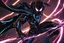 Placeholder: Miles in 8k solo leveling shadow artstyle, Crystal and Symbiote them, neon effect , magic circle, close picture, full body, apocalypse, intricate details, highly detailed, high details, detailed portrait, masterpiece,ultra detailed, ultra quality