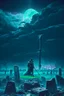 Placeholder: An image of a desolate graveyard under a brooding sky, a lone grave digger with a shovel, surrounded by abstract, futuristic elements. The open grave is filled with crisp, high-resolution stacks of money, conveying a sense of isolation and melancholy.