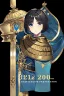 Placeholder: A handsome 30 year old knight, black hair, dark blue eyes, male bob haircut, in black-and-gold plate armor, no beard, european, portrait