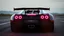 Placeholder: modern bugatti veyron Extreme Veyron 2025 Full Build with Spoiler, purple and white taillights, final boss in racing game, Futuristic taillights installed, rear view