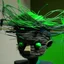 Placeholder: gir with hair made of ethernet cables