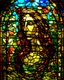 Placeholder: woman. stained glass