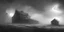 Placeholder: Farm house, post-apocalyptic liminal horror sinister by Greg Rutkowski h. R. Giger, Boris vallejo, Gustave Doré ethereal fantasy hyperdetailed mist Thomas Kinkade volumetric fog eldritch crepuscule, thunderstorm black and white