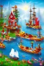 Placeholder: kids lake lego world