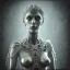 Placeholder: a greek marmor statue of a woman, steam punk, scary, horror, realistic, made in octane, cinematic, movie, CGI, ultra-realistic, extremely detailed octane rendering, 8K, VRAY Super Real ar 2:3, dof photorealistic futuristic 50mm lens hard lighting dark gray tintype photograph, realistic lighting, sephia colors