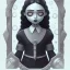 Placeholder: #Digital 2D #Character Design #Fan Art #Illustration #wednesday #character #character design #wednesday netflix #wednesday addams #addams family #wednesday fanart #wednesday addams fanart #fantasy #digital illustration #stylized #fanart #spooky #the thing #enid Sinclair #wednesday enid #Gothic #gothic art #gothic girl #beautiful girls #magical #fantasy art #burton style #wenclair #wenclair fanart #card game art #board game art #2d art #kidlit #cartoon #children illustration #book illustrati