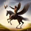 Placeholder: Historical moment horse with wings