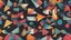 Placeholder: Abstract random geometric figures with all colours