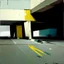 Placeholder: Minimal abstract oil paintings desolate 1960s carpark concrete fragments rough paint graffiti . style of Justin Mortimer and Francis Bacon. road markings.