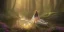 Placeholder: detailed beautiful lady meditating at night with candles in an enchanted forest, fotorealistic, high quality, landscape, 17, chalice well