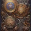 Placeholder: Book of Kells table of contents page, a highly detailed illustration, realistic render, 8 k, micro detail, intricate, elegant, centered, digital painting, Artstation, smooth, sharp focus, illustration, artgerm