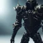 Placeholder: evil king in black metal armor, futuristic suit, emperious, 8k resolution concept art, cyberpunk 2077