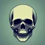 Placeholder: minimalistic skull logo