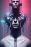 Placeholder: cyberpunk, head, men, portrai