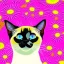 Placeholder: adorable siamese cat, landscape, cosmic atmosphere, perfect composition, 8k, super detailed, delicate flowers, complementary colours, intricate details, people