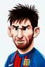 Placeholder: Lionel Messi Footballer cartoon 2d