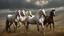 Placeholder: An endless steppe. Hills covered in ancient white oaks. a distant band of beautiful horses. fantasy concept art, exquisite realism, a masterpiece, dynamic lighting, hyperdetailed, intricately detailed, deep color, Unreal Engine, volumetric lighting , Epic cinematic brilliant stunning intricate meticulously detailed dramatic atmospheric maximal,