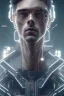 Placeholder: cyberpunk, head, men, portrai