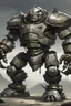 Placeholder: A fantasy golem made of iron