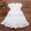 Placeholder: White frill lace dress Renaissance Style