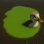 Placeholder: duckweed scientist floating