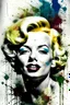 Placeholder: marlyn monroe paint splash