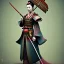 Placeholder: Beautiful geisha samurai