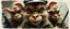 Placeholder: airbrush and pen outline, french art , extreme close up on cheeky fluffy weasel hairy goblin military prison guard troupe news anchor elf family scumbag , pinhole cam, airbrush 3d rendering, in the style of Titian and Rembrandt