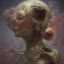 Placeholder: superhero, woman. oil on canvas, volumetric lighting, beksinski