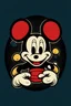 Placeholder: "Design an AI logo featuring the iconic Mickey Mouse cat. Capture the charm and playfulness of the beloved character's glove. Emphasize the gloved hand's unique silhouette and convey the whimsical spirit of Disney's Mickey Mouse."
