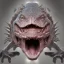 Placeholder: Crocodile Big Head muscles Epic 3d portrait robotic horn 3d bloody body