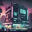 Placeholder: build hospital cyberpunk comics style poster