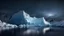 Placeholder: antarctica at night,glaciers,lakeside,8k, volumetric lighting, Dramatic scene,