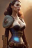 Placeholder: milf, warrior steampunk, leather corset, daylight, higly-detailed, soft light atmosphere，8k, artgerm, derek zabrocki, greg rutkowski, hdr，light effect，