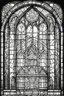 Placeholder: kids coloring page, stained glass church window, cartoon style, thick lines, low detail, no shading