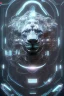 Placeholder: lion brain cyborg, matrix style, Tron