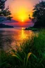 Placeholder: beautiful nature sunset