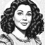 Placeholder: [wall street journal drawing portrait Hedcut style] of Dorothy in Oz