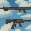 Placeholder: Beautiful big military rifle