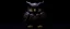 Placeholder: A purplish black shadow elemental owl designed in Japanese Oni masks painted by the Limbourg brothers