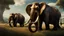 Placeholder: extinct mammoths in a typical grassland with intricately detailed faces, professional photography, a breathtaking background, natural environment, cinematic side light, long shot on DSLR 64 megapixels sharp focus, canon lens, Hyperrealistic, concept art, 16k resolution