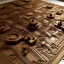 Placeholder: neo-surrealism, walnut circuitry