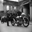 Placeholder: [very impressive high res masterpiece in Kodak Eastman 5247, by Stanley Kubrick] Il montait un destrier qui avait belle allure, était vêtu d’un haubert argenté, et son heaume était couvert d’un mélange contrasté d’or et de pierreries ouvrés de main de maître selon son désir, au-dessus duquel était fixée, bien au centre, une roue qui se mettait à tourner lorsqu’il joutait. Une précieuse zibeline ornait tout son heaume brillant qui était parcouru, au-dessus de ses yeux, par une bande dorée d’une