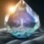 Placeholder: hedjuk,Tree of Life, crystal city crystalline in the sky, renderin, room, cosmic, opalescent, 100mm, opalescent, gemstones, crystals, object, other worldly,water, cristal rock ,bright, ice backg