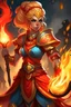 Placeholder: Brittany the Princess of fire genasi
